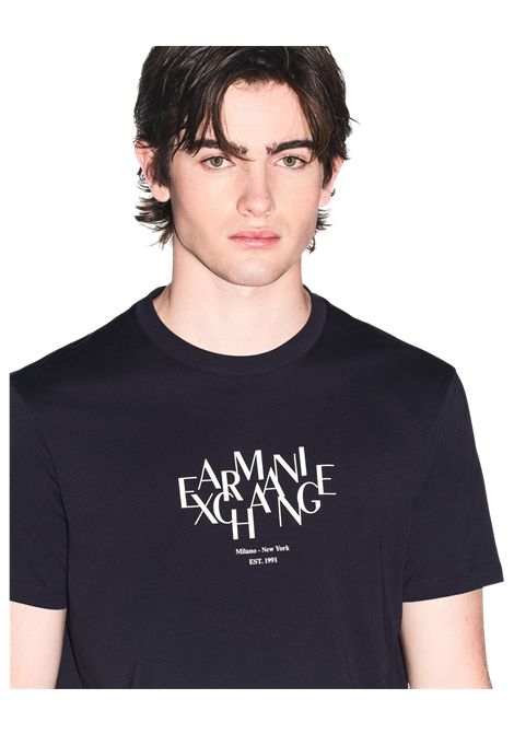 Regular-fit T-shirt in solid-color cotton jersey ARMANI EXCHANGE | T-shirt | XM002782 AF10356UB101